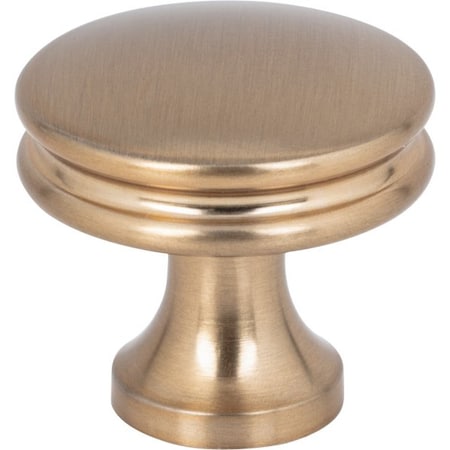 1-1/4 Diameter Satin Bronze Marie Cabinet Knob